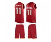 Nike Tampa Bay Buccaneers #11 DeSean Jackson Red Team Color Men's Stitched NFL Limited Tank Top Suit Jersey