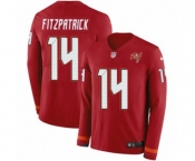 Nike Tampa Bay Buccaneers #14 Ryan Fitzpatrick Limited Red Therma Long Sleeve NFL Jersey Nike Tampa Bay Buccaneers #14 Ryan Fitzpatrick Limited Red Therma Long Sleeve NFL Jersey