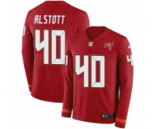 Nike Tampa Bay Buccaneers #40 Mike Alstott Limited Red Therma Long Sleeve NFL Jersey Nike Tampa Bay Buccaneers #40 Mike Alstott Limited Red Therma Long Sleeve NFL Jersey
