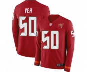 Nike Tampa Bay Buccaneers #50 Vita Vea Limited Red Therma Long Sleeve NFL Jersey Nike Tampa Bay Buccaneers #50 Vita Vea Limited Red Therma Long Sleeve NFL Jersey