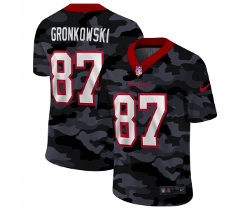 Tampa Bay Buccaneers #87 Rob Gronkowski Men's Nike 2020 Black CAMO Vapor Untouchable Limited Stitched NFL Jersey