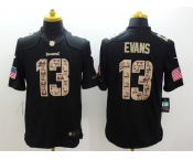 nike nfl jerseys tampa bay buccaneers #13 evans black[salute to service limited]