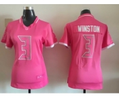 2015 Women Nike Tampa Bay Buccaneers #3 Winston pink jerseys