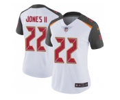 Women Nike Tampa Bay Buccaneers #22 Ronald Jones II White Stitched NFL Vapor Untouchable Limited Jersey