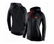 Women Nike Tampa Bay Buccaneers Full-Zip Performance Hoodie Black