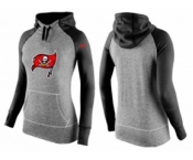 Women Nike Tampa Bay Buccaneers Performance Hoodie Grey & Black