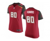 Women Tampa Bay Buccaneers #80 O.J. Howard Nike Red 2017 Draft Pick Game Jersey