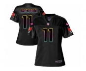 Women's Nike Tampa Bay Buccaneers #11 DeSean Jackson Black NFL Fashion Game Jersey