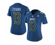Women's Nike Tampa Bay Buccaneers #13 Mike Evans Limited Blue 2017 Pro Bowl NFL Jersey