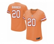 Women's Nike Tampa Bay Buccaneers #20 Ronde Barber Limited Orange Glaze Alternate NFL Jersey