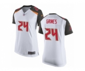 Women's Nike Tampa Bay Buccaneers #24 Brent Grimes Limited White NFL Jersey
