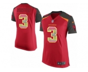 Women's Nike Tampa Bay Buccaneers #3 Jameis Winston Limited Red Strobe NFL Jersey
