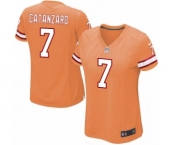 Women's Nike Tampa Bay Buccaneers #7 Chandler Catanzaro Game Orange Glaze Alternate NFL Jersey