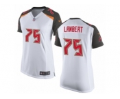 Women's Nike Tampa Bay Buccaneers #75 Davonte Lambert Game White NFL Jersey