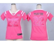 nike women nfl jerseys tampa bay buccaneers #22 doug martin pink[fashion Rhinestone sequins]