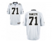 Men's New Orleans Saints #71 Ryan Ramczyk Nike White 2017 Draft Pick Game Jersey