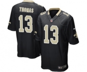 Men's Nike New Orleans Saints #13 Michael Thomas Game Black Team Color NFL Jersey