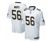 Men's Nike New Orleans Saints #56 Michael Mauti Game White NFL Jersey