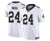 Men's New Orleans Saints #24 Devin Neal White 2025 F.U.S.E Vapor Limited Football Stitched Jersey