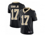 Men's Nike New Orleans Saints #17 Ted Ginn Jr Vapor Untouchable Limited Black Team Color NFL Jersey