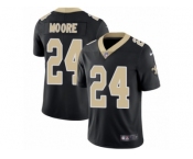 Men's Nike New Orleans Saints #24 Sterling Moore Vapor Untouchable Limited Black Team Color NFL Jersey