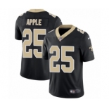 Men's Nike New Orleans Saints #25 Eli Apple Black Team Color Vapor Untouchable Limited Player NFL Jersey