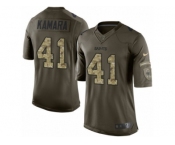 Men's Nike New Orleans Saints #41 Alvin Kamara Limited Green Salute to Service NFL Jersey