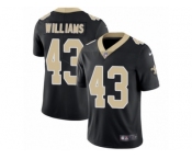 Men's Nike New Orleans Saints #43 Marcus Williams Limited Black Team Color NFL Jersey