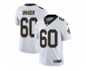 Men's Nike New Orleans Saints #60 Max Unger Vapor Untouchable Limited White NFL Jersey