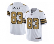 Men's Nike New Orleans Saints #83 Willie Snead Limited White Rush NFL Jersey