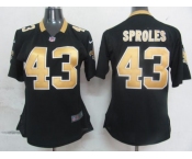 nike women nfl jerseys new orleans saints #43 sproles black[nike]