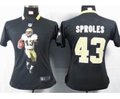 nike women nfl jerseys new orleans saints #43 sproles black[portrait fashion]