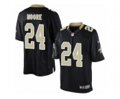 Youth Nike New Orleans Saints #24 Sterling Moore Limited Black Team Color NFL Jersey