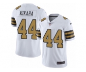 Youth Nike New Orleans Saints #44 Hau'oli Kikaha Limited White Rush NFL Jersey