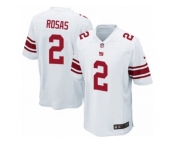 Men Nike New York Giants #2 Aldrick Rosas Game White NFL Jersey