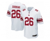 Men Nike New York Giants #26 Orleans Darkwa Game White NFL Jersey