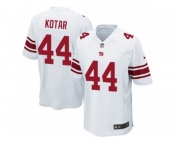 Men Nike New York Giants #44 Doug Kotar Game White NFL Jersey