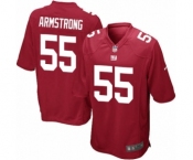 Men's Nike New York Giants #55 Ray-Ray Armstrong Game Red Alternate NFL Jersey