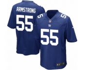 Men's Nike New York Giants #55 Ray-Ray Armstrong Game Royal Blue Team Color NFL Jersey