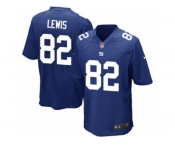 Men's Nike New York Giants #82 Roger Lewis Game Royal Blue Team Color NFL Jersey