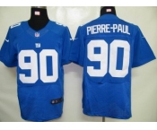 nike nfl jerseys new york giants #90 pierre-paul blue[elite]