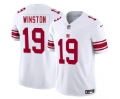 Men's New York Giants #19 Jameis Winston White 2025 F.U.S.E. Vapor Untouchable Limited Football Stitched Jersey