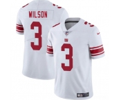 Men's New York Giants #3 Russell Wilson White 2025 Vapor Untouchable Limited Football Stitched Jersey