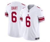 Men's New York Giants #6 Jaxson Dart White 2025 Draft F.U.S.E. Vapor Untouchable Limited Football Stitched Jersey