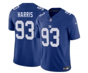 Men's New York Giants #93 Shelby Harris Blue 2026 F.U.S.E. Vapor Untouchable Limited Football Stitched Jersey Men's New York Giants #93 Shelby Harris Blue 2026 F.U.S.E. Vapor Untouchable Limited Football Stitched Jersey