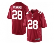 Men's Nike New York Giants #28 Paul Perkins Limited Red Alternate NFL Jersey