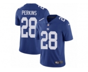 Men's Nike New York Giants #28 Paul Perkins Vapor Untouchable Limited Royal Blue Team Color NFL Jersey