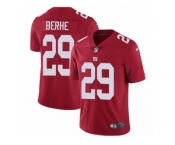 Men's Nike New York Giants #29 Nat Berhe Vapor Untouchable Limited Red Alternate NFL Jersey