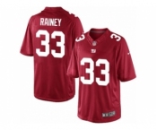 Men's Nike New York Giants #33 Bobby Rainey Limited Red Alternate NFL Jersey