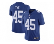 Men's Nike New York Giants #45 Will Tye Vapor Untouchable Limited Royal Blue Team Color NFL Jersey